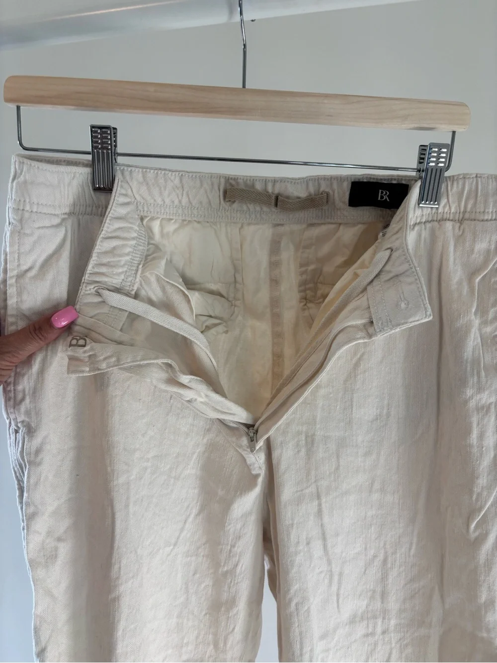 Banana Republic Traveler Linen Snow Day Pants | linen & cotton | 32x30